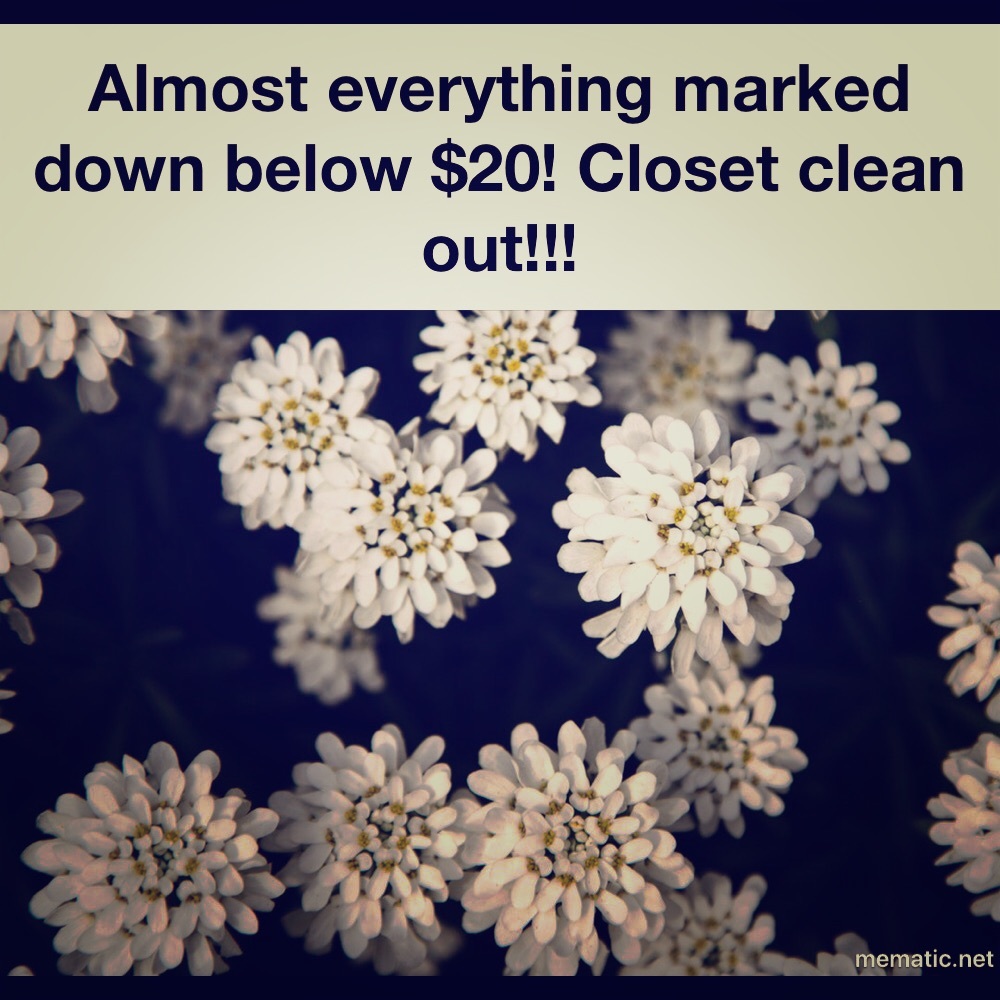 Markdowns below $20! Closet Clean Out 👗 🛍 💫
